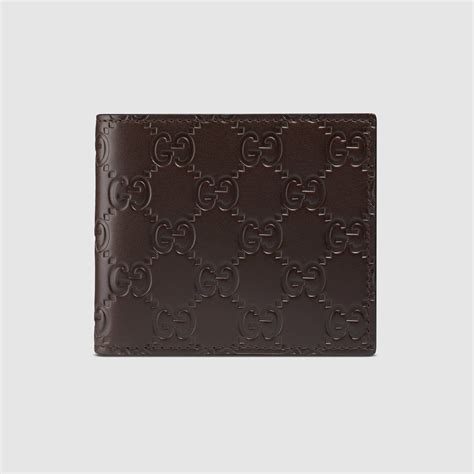 gucci signature pattern|Gucci signature wallet brown.